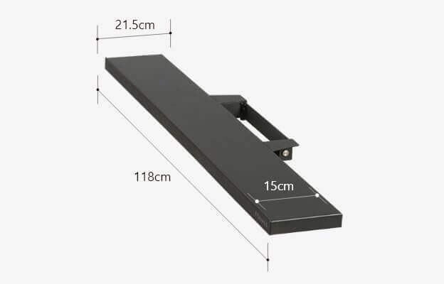 サウンドバー専用棚板Lサイズのサイズ